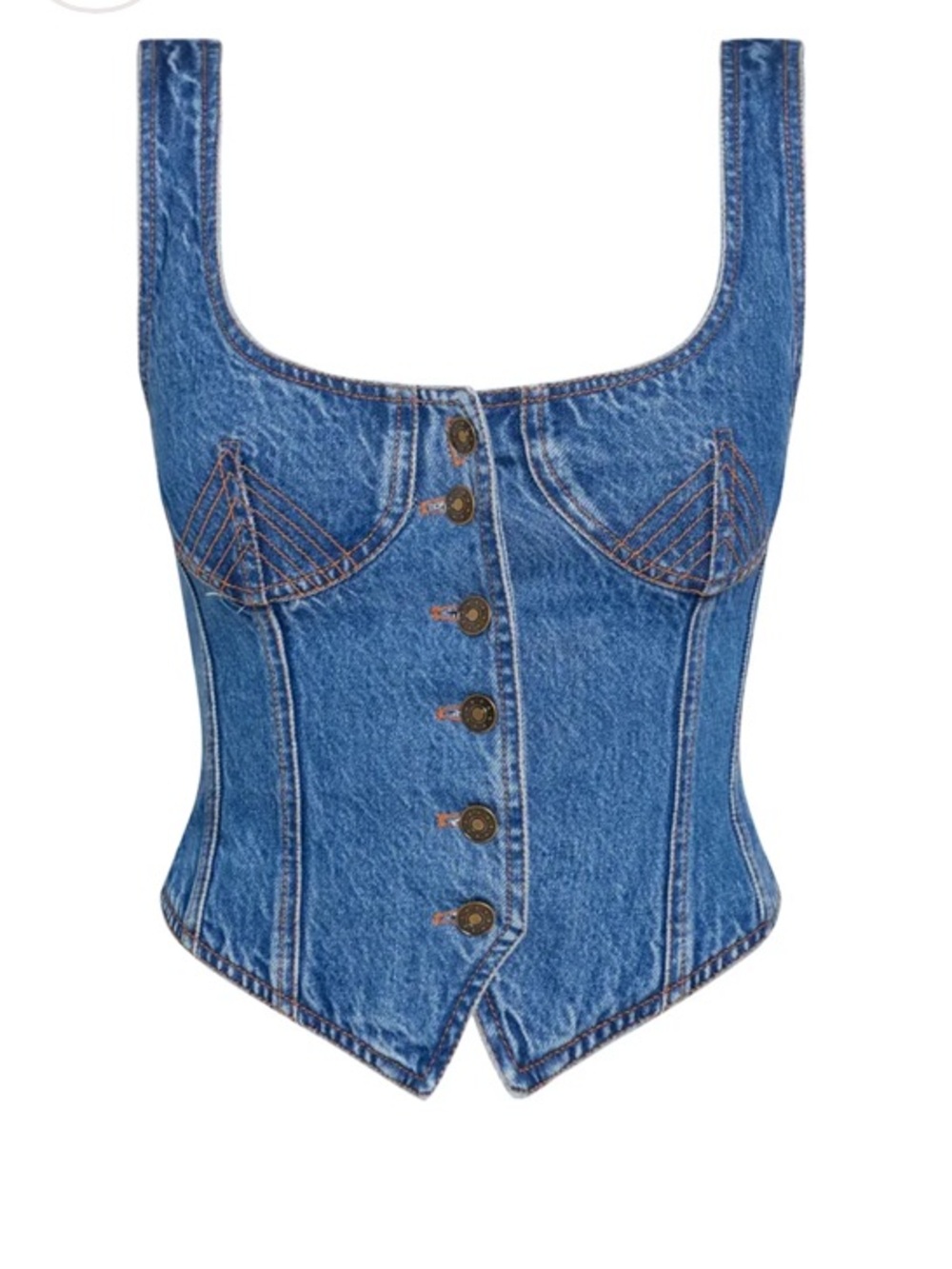 Lioness Women's Blue Denim corset - Picture 5 of 11